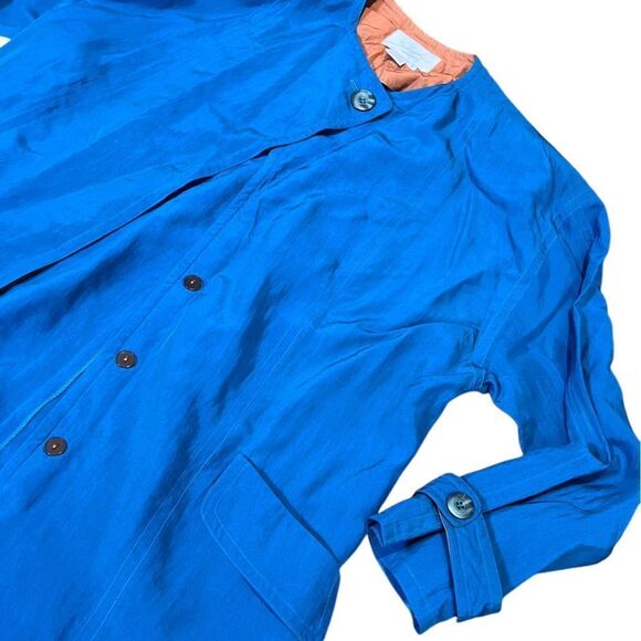 Vintage Schrader Separates 100% Silk Jacket Women’s Size 8 Button Front Blazer - Picture 4 of 8